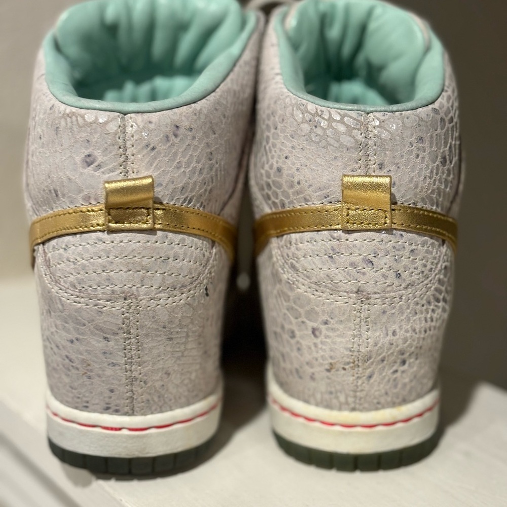 Nike Women’s Dunk Sky Hi Wedge Sneakers Year of the Horse 649464-001 Size 7 - Picture 7 of 10
